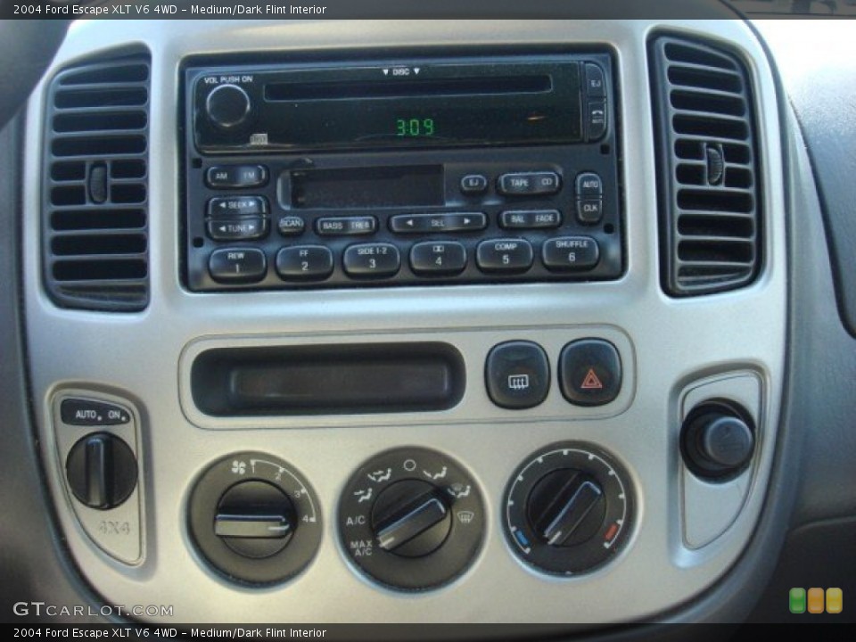 Medium/Dark Flint Interior Audio System for the 2004 Ford Escape XLT V6 4WD #53909020