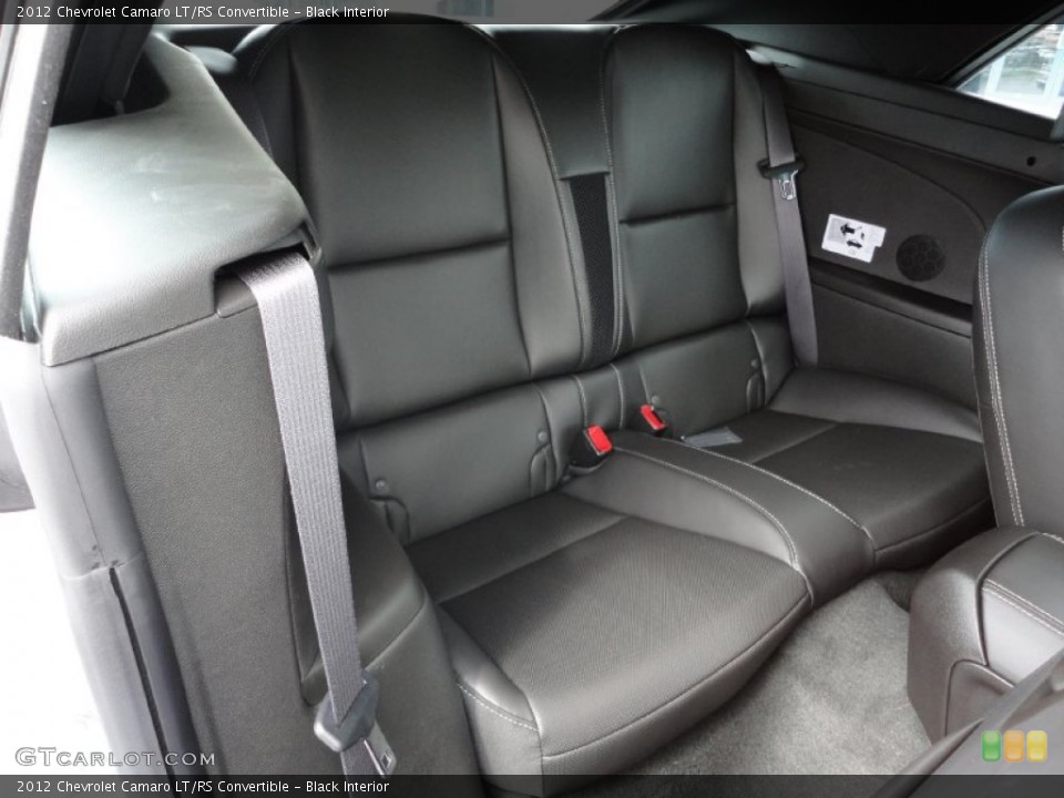Black Interior Photo for the 2012 Chevrolet Camaro LT/RS Convertible #53909152