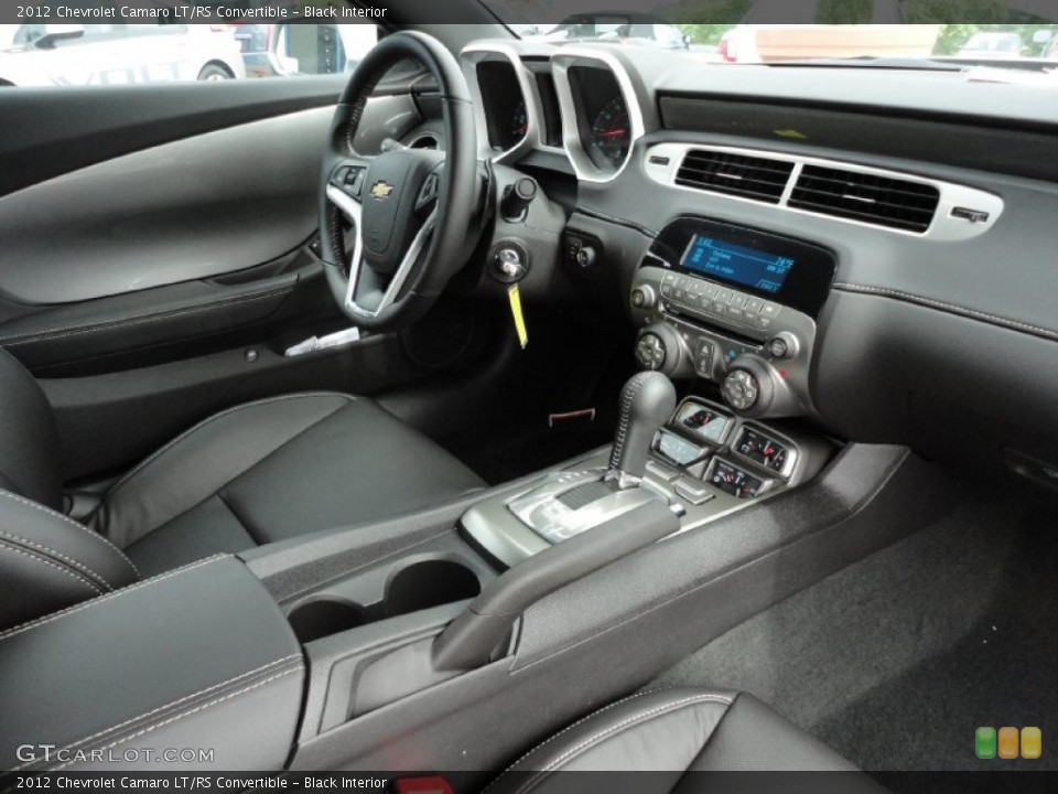 Black Interior Dashboard for the 2012 Chevrolet Camaro LT/RS Convertible #53909161