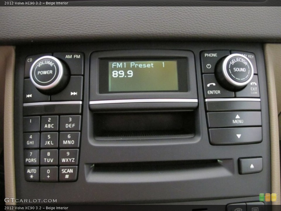 Beige Interior Audio System for the 2012 Volvo XC90 3.2 #53910031