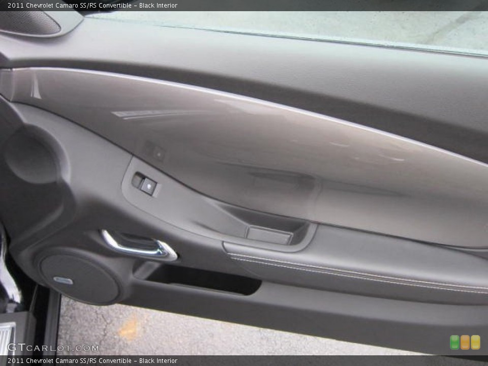 Black Interior Door Panel for the 2011 Chevrolet Camaro SS/RS Convertible #53910445