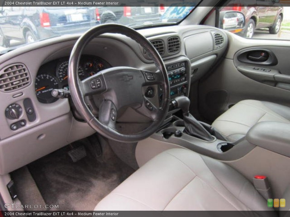 Medium Pewter Interior Prime Interior for the 2004 Chevrolet TrailBlazer EXT LT 4x4 #53911858