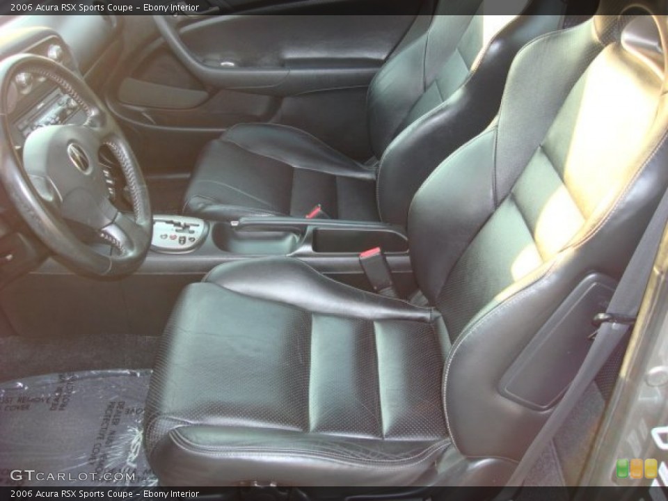 Ebony Interior Photo for the 2006 Acura RSX Sports Coupe #53912011