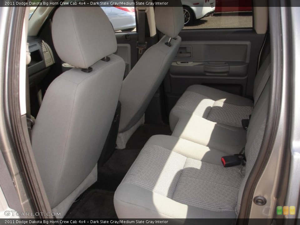 Dark Slate Gray/Medium Slate Gray Interior Photo for the 2011 Dodge Dakota Big Horn Crew Cab 4x4 #53912407