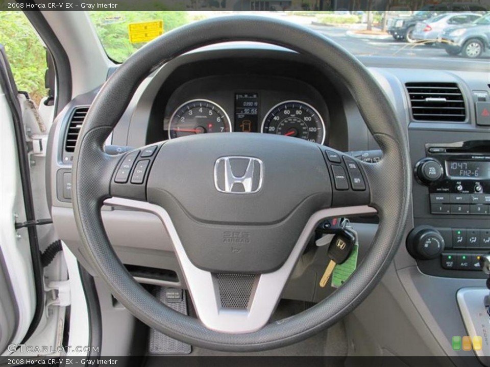 Gray Interior Steering Wheel for the 2008 Honda CR-V EX #53913577