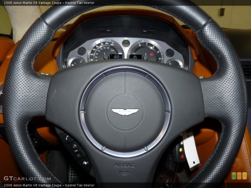 Kestrel Tan Interior Steering Wheel for the 2006 Aston Martin V8 Vantage Coupe #53913793