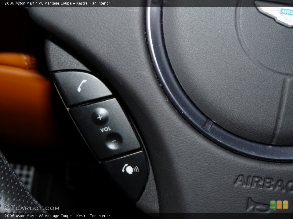 Kestrel Tan Interior Controls for the 2006 Aston Martin V8 Vantage Coupe #53913802