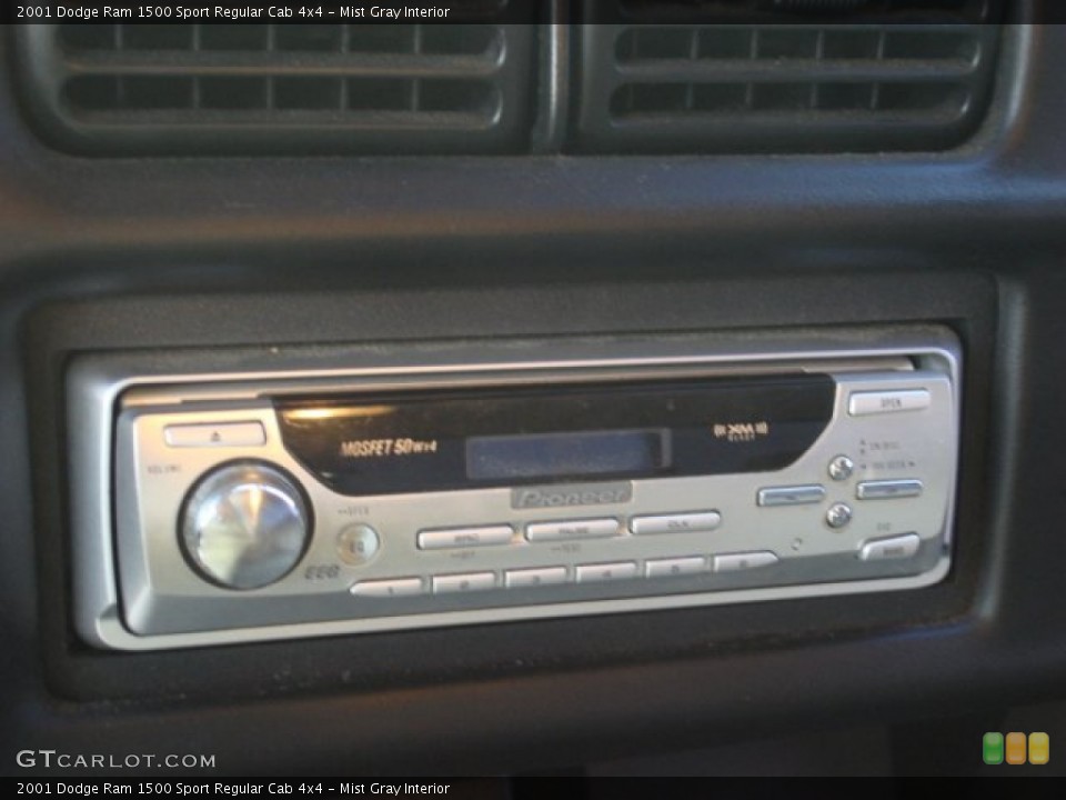Mist Gray Interior Audio System for the 2001 Dodge Ram 1500 Sport Regular Cab 4x4 #53914696