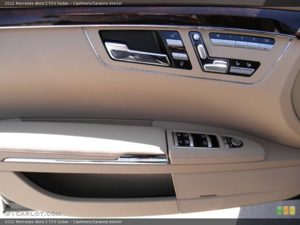 Cashmere/Savanna Interior Door Panel for the 2012 Mercedes-Benz S 550 Sedan #53915266