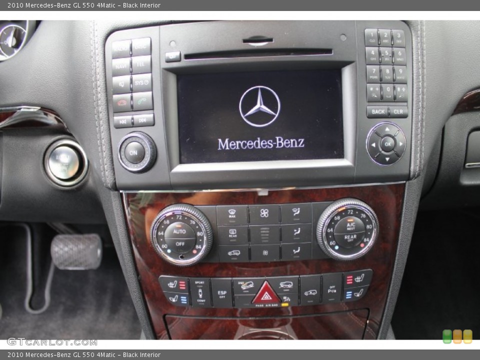 Black Interior Controls for the 2010 Mercedes-Benz GL 550 4Matic #53916202