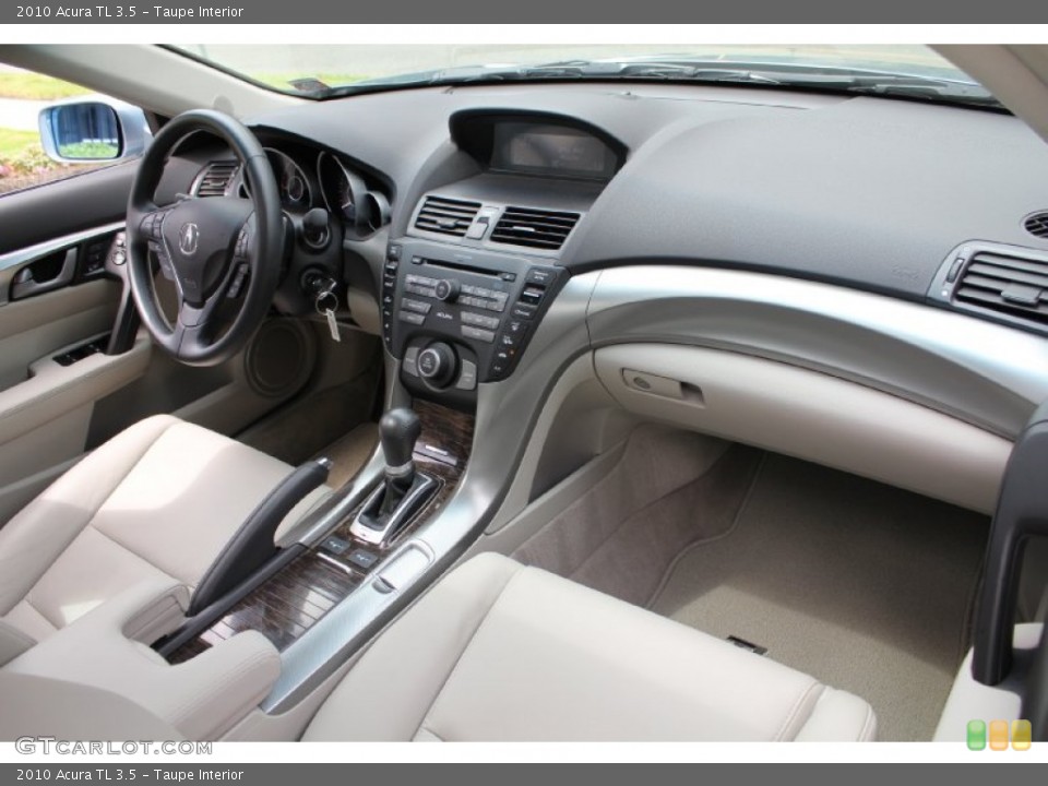 Taupe Interior Dashboard for the 2010 Acura TL 3.5 #53916773