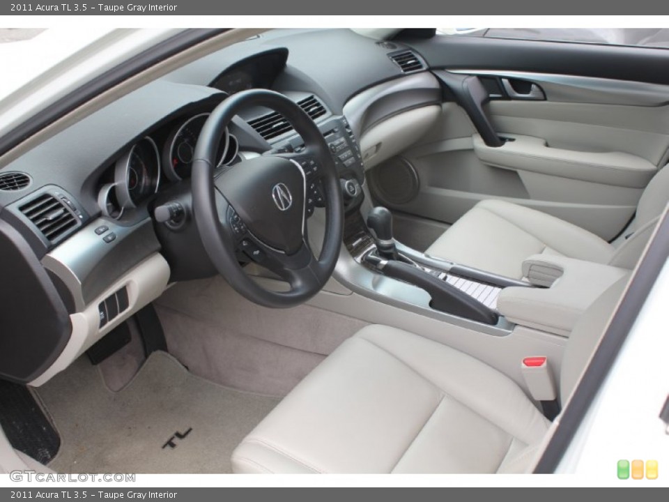 Taupe Gray Interior Prime Interior for the 2011 Acura TL 3.5 #53916886