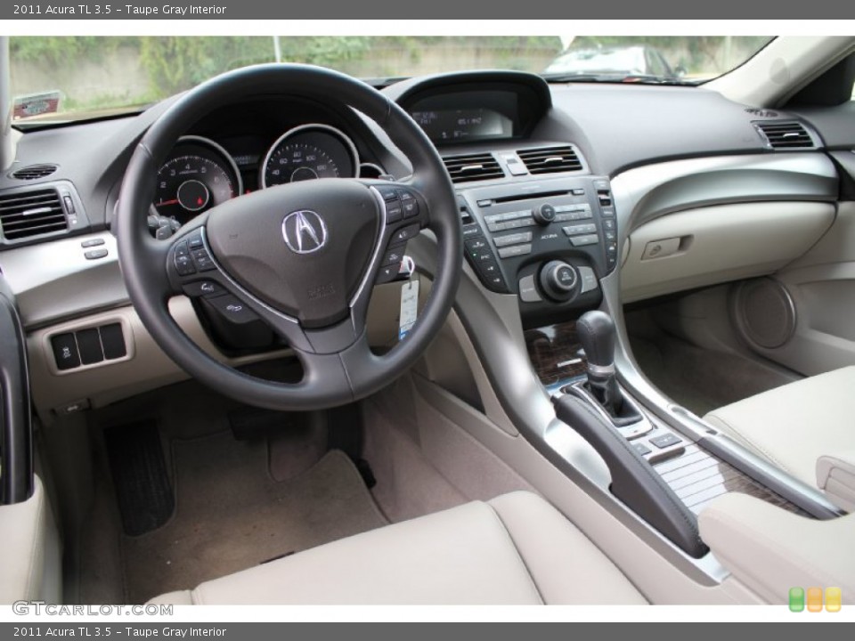 Taupe Gray Interior Dashboard for the 2011 Acura TL 3.5 #53916892