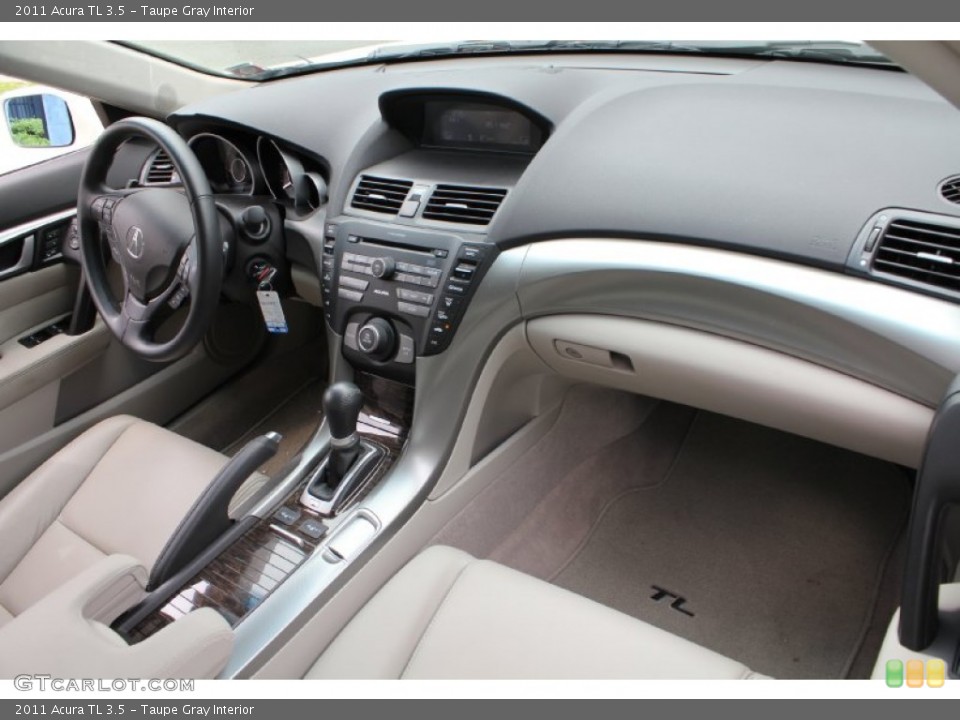 Taupe Gray Interior Dashboard for the 2011 Acura TL 3.5 #53916898