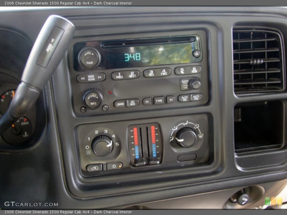 Dark Charcoal Interior Audio System for the 2006 Chevrolet Silverado 1500 Regular Cab 4x4 #53917072