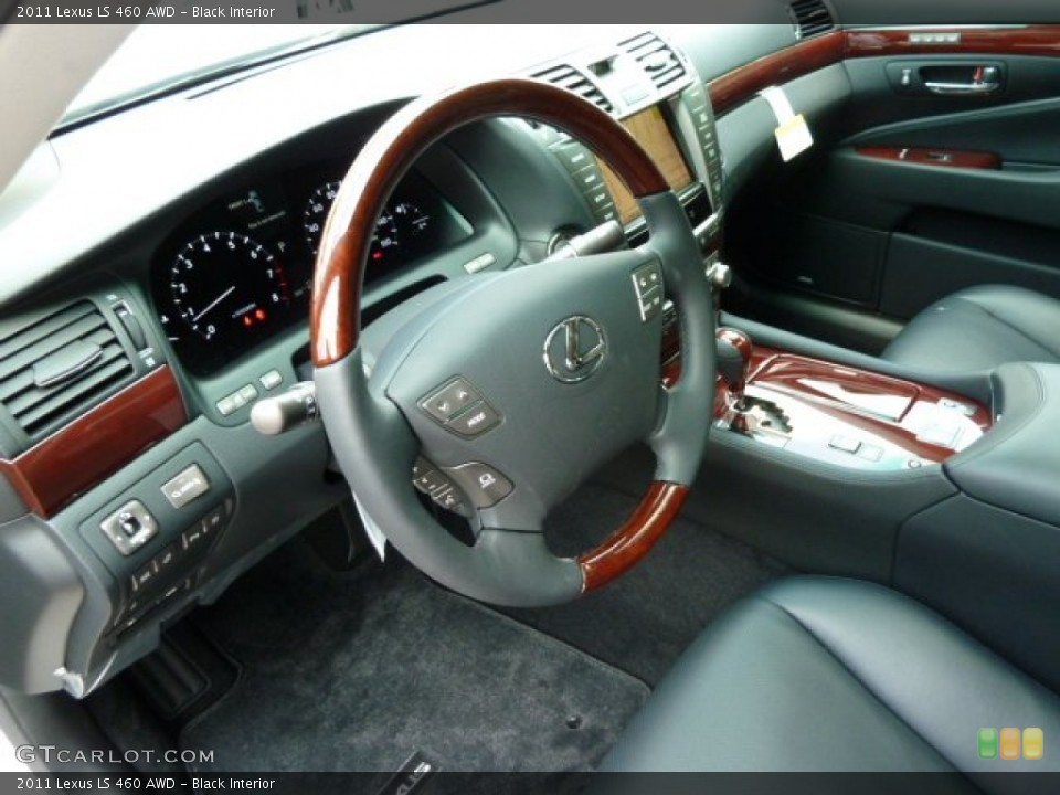 Black Interior Photo for the 2011 Lexus LS 460 AWD #53918224