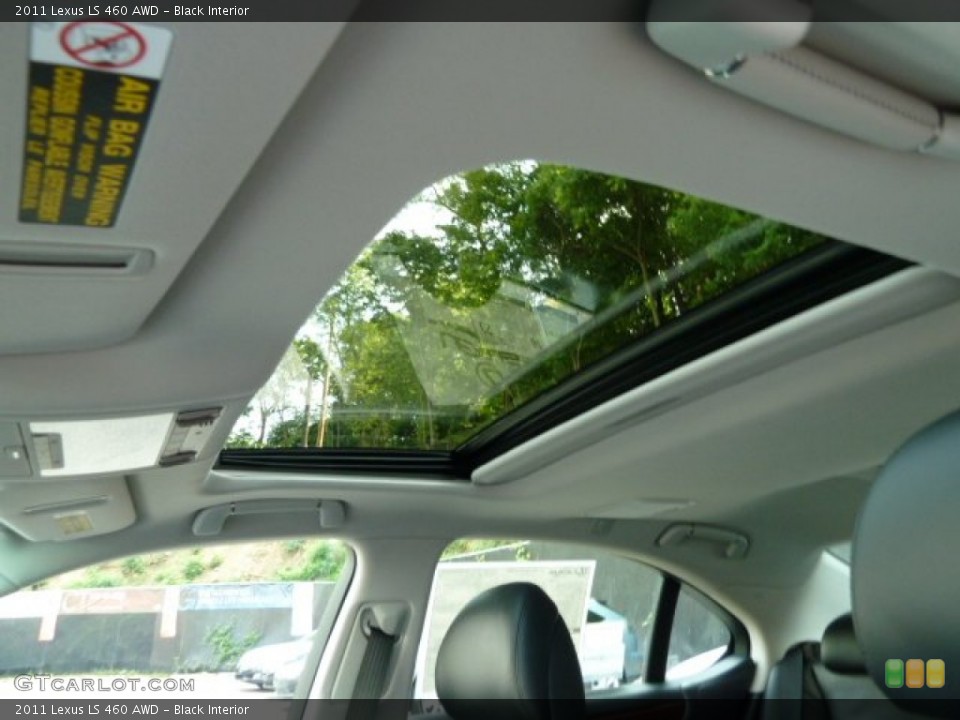 Black Interior Sunroof for the 2011 Lexus LS 460 AWD #53918233