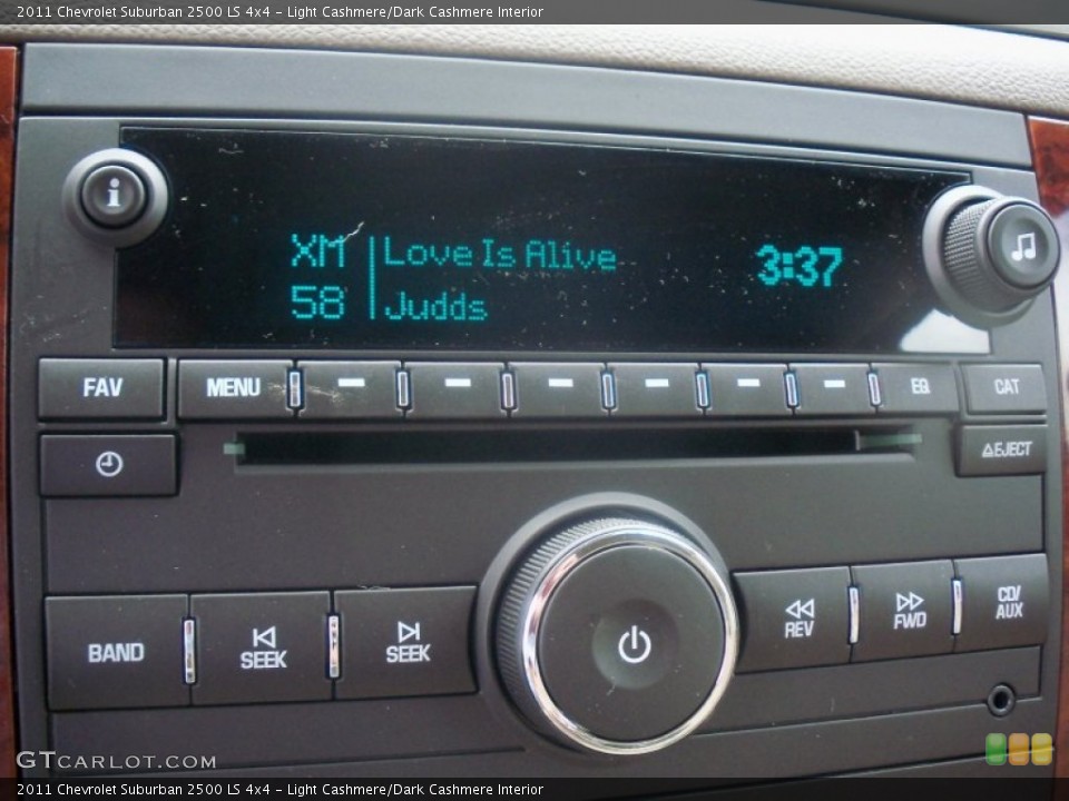 Light Cashmere/Dark Cashmere Interior Audio System for the 2011 Chevrolet Suburban 2500 LS 4x4 #53918392