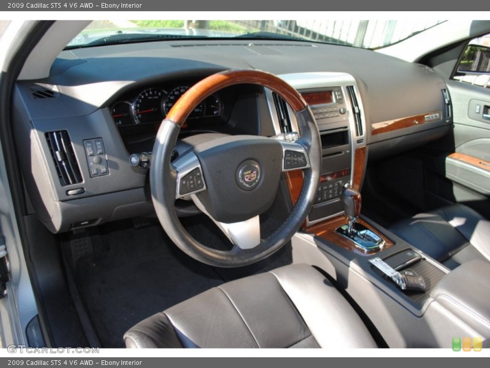 Ebony Interior Dashboard for the 2009 Cadillac STS 4 V6 AWD #53918671