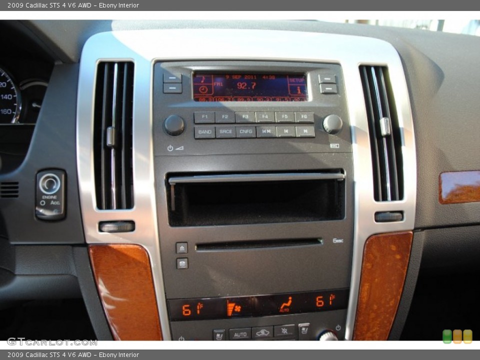 Ebony Interior Controls for the 2009 Cadillac STS 4 V6 AWD #53918688
