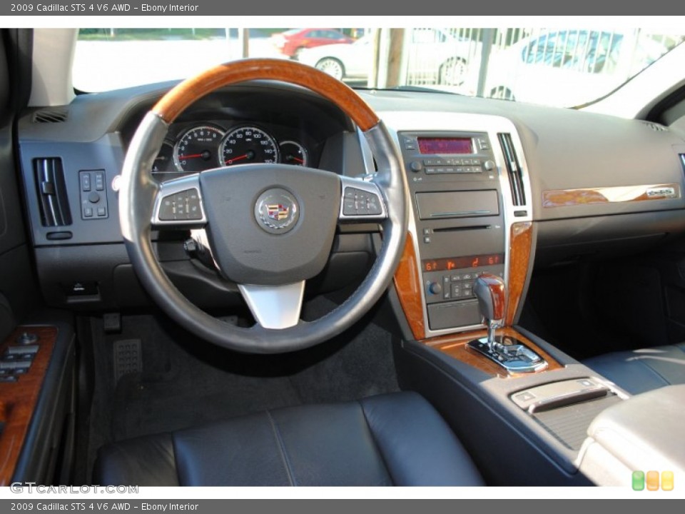 Ebony Interior Dashboard for the 2009 Cadillac STS 4 V6 AWD #53918712