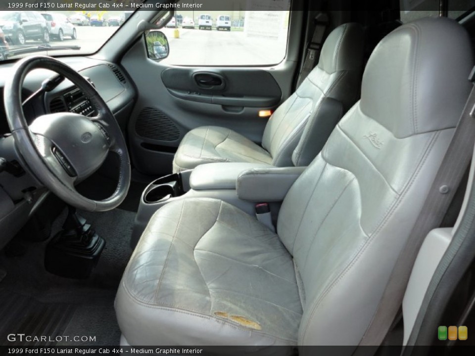 Medium Graphite Interior Photo for the 1999 Ford F150 Lariat Regular Cab 4x4 #53919494