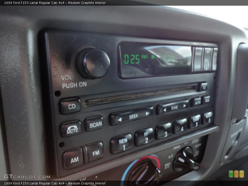 Medium Graphite Interior Audio System for the 1999 Ford F150 Lariat Regular Cab 4x4 #53919523