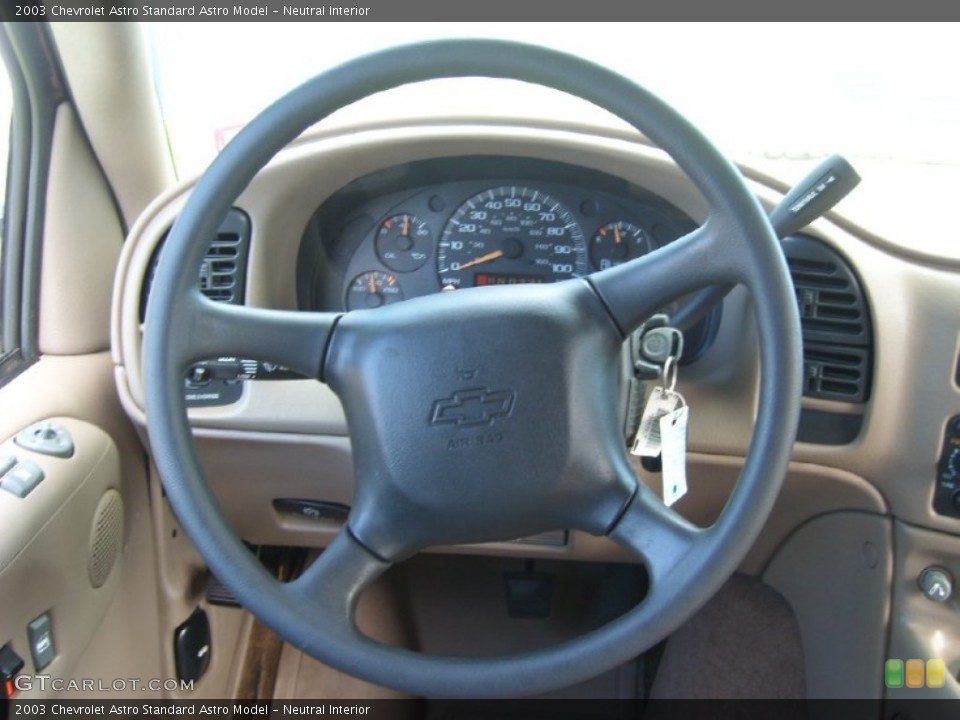 Neutral Interior Steering Wheel for the 2003 Chevrolet Astro  #53919835