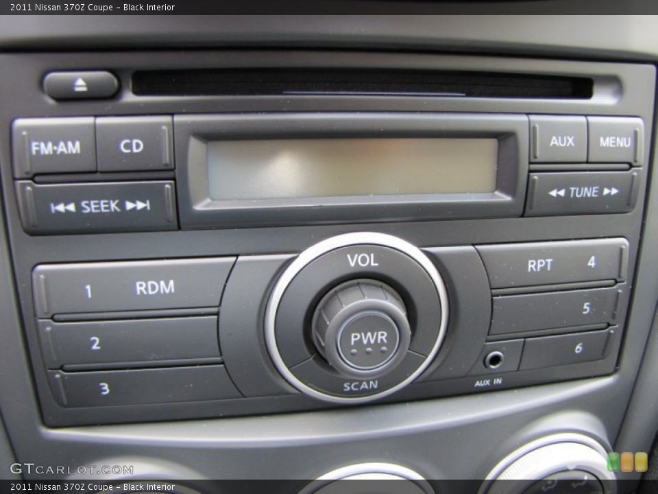 Black Interior Audio System for the 2011 Nissan 370Z Coupe #53919979