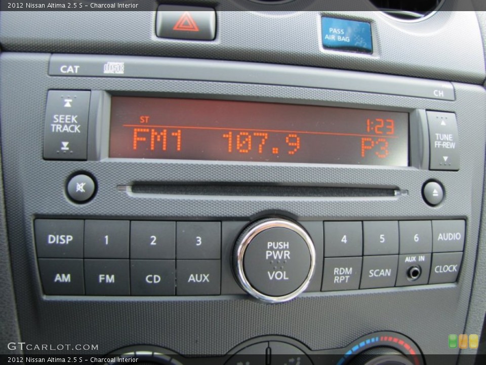 Charcoal Interior Audio System for the 2012 Nissan Altima 2.5 S #53920255