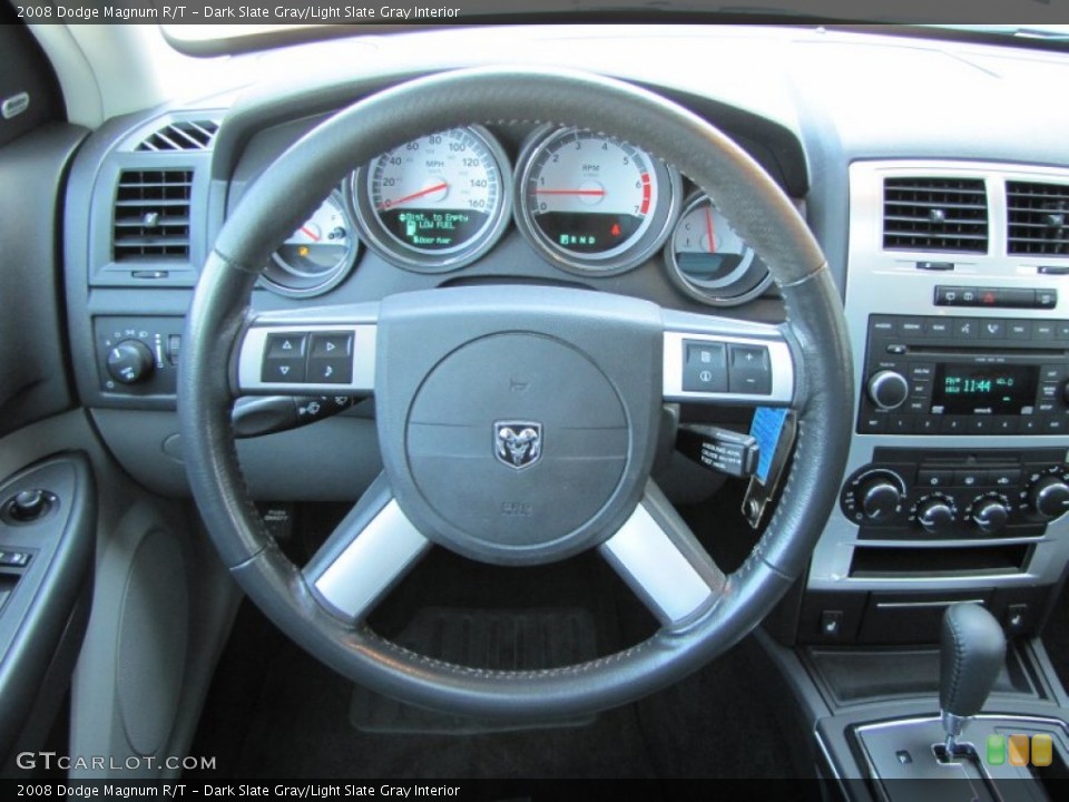Dark Slate Gray/Light Slate Gray Interior Steering Wheel for the 2008 Dodge Magnum R/T #53922902