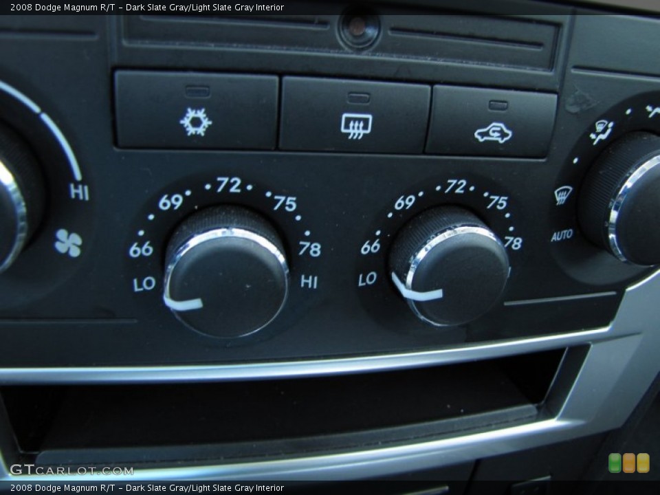 Dark Slate Gray/Light Slate Gray Interior Controls for the 2008 Dodge Magnum R/T #53922949