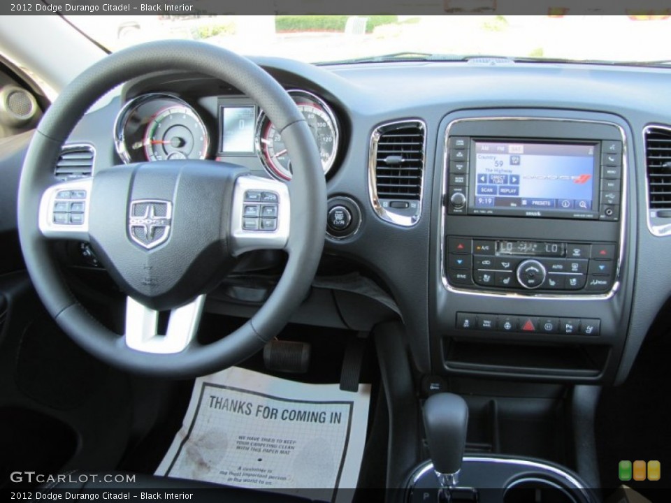 Black Interior Dashboard for the 2012 Dodge Durango Citadel #53923117