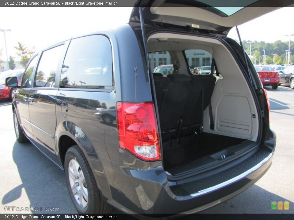 Black/Light Graystone Interior Trunk for the 2012 Dodge Grand Caravan SE #53923852