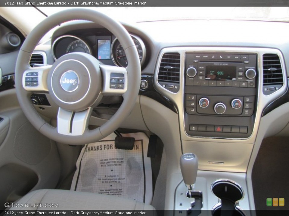 Dark Graystone/Medium Graystone Interior Dashboard for the 2012 Jeep Grand Cherokee Laredo #53924668