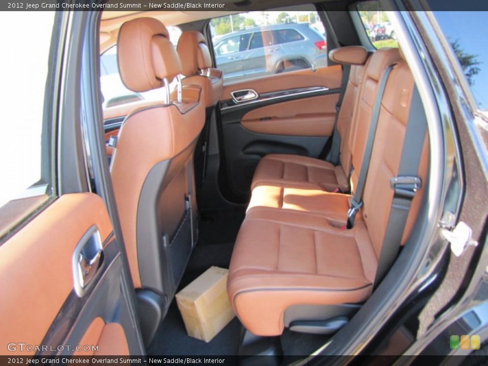 New Saddle/Black Interior Photo for the 2012 Jeep Grand Cherokee Overland Summit #53924899