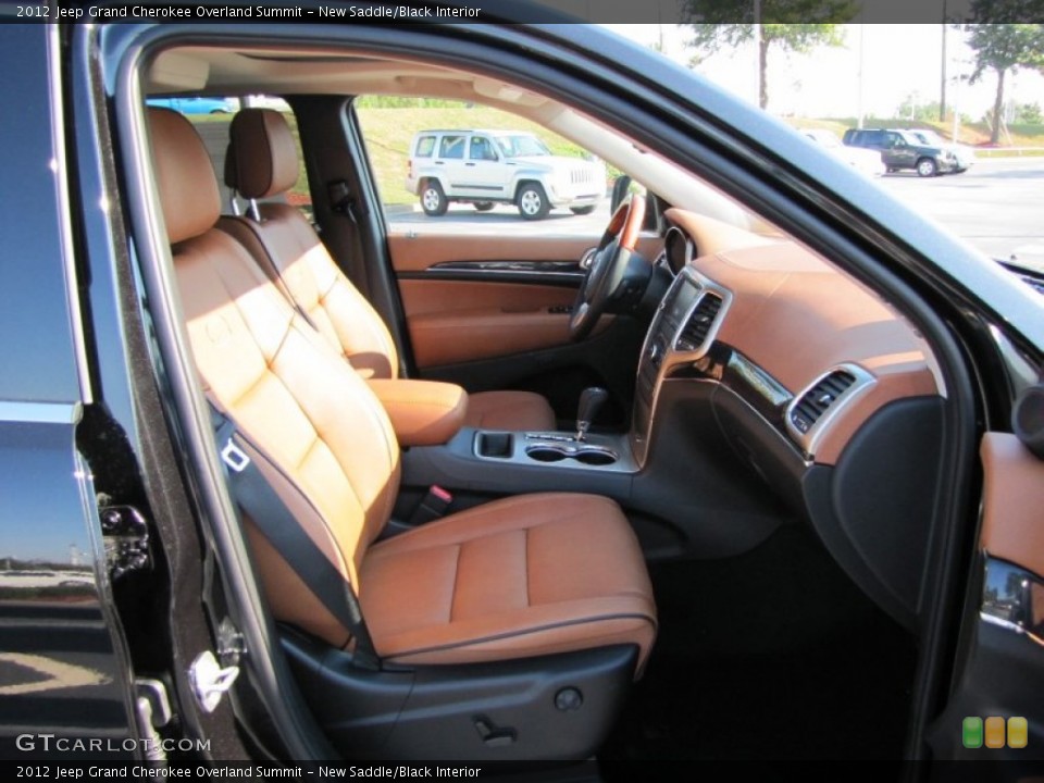 New Saddle/Black Interior Photo for the 2012 Jeep Grand Cherokee Overland Summit #53924938