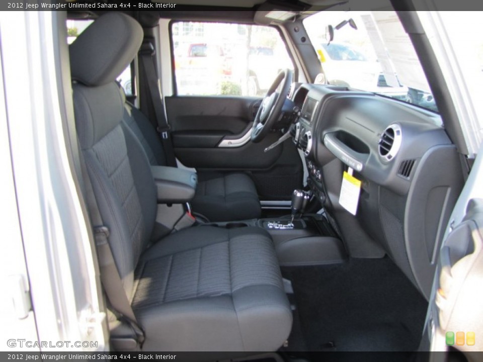 Black Interior Photo for the 2012 Jeep Wrangler Unlimited Sahara 4x4 #53925160