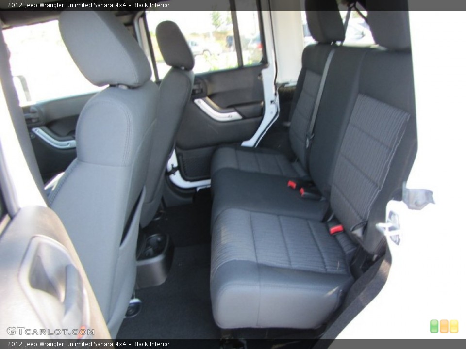 Black Interior Photo for the 2012 Jeep Wrangler Unlimited Sahara 4x4 #53925409