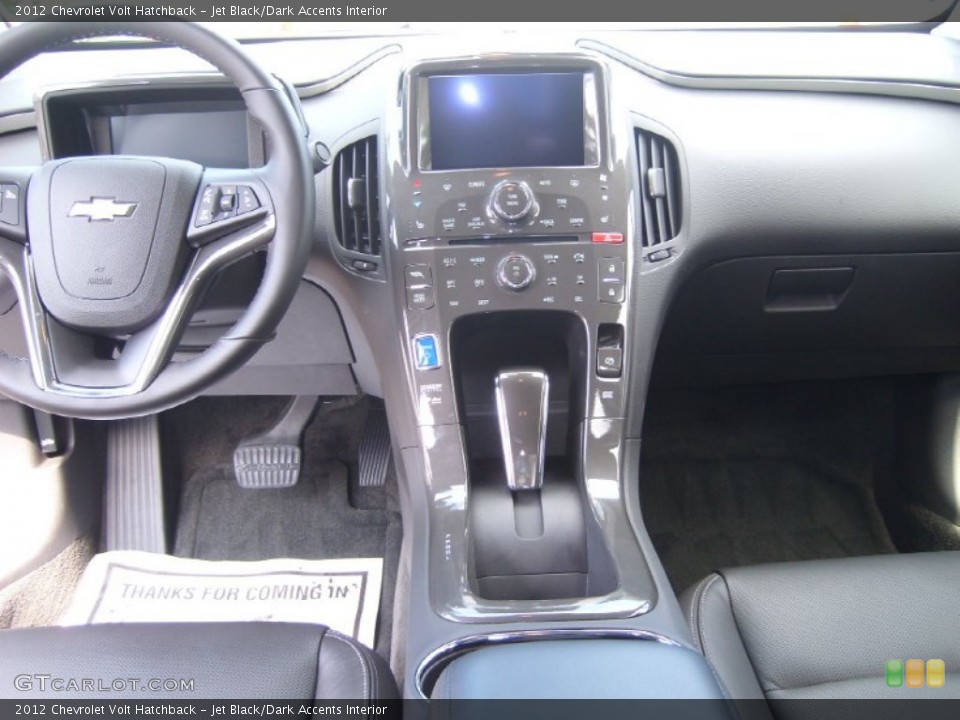 Jet Black/Dark Accents Interior Dashboard for the 2012 Chevrolet Volt Hatchback #53926108