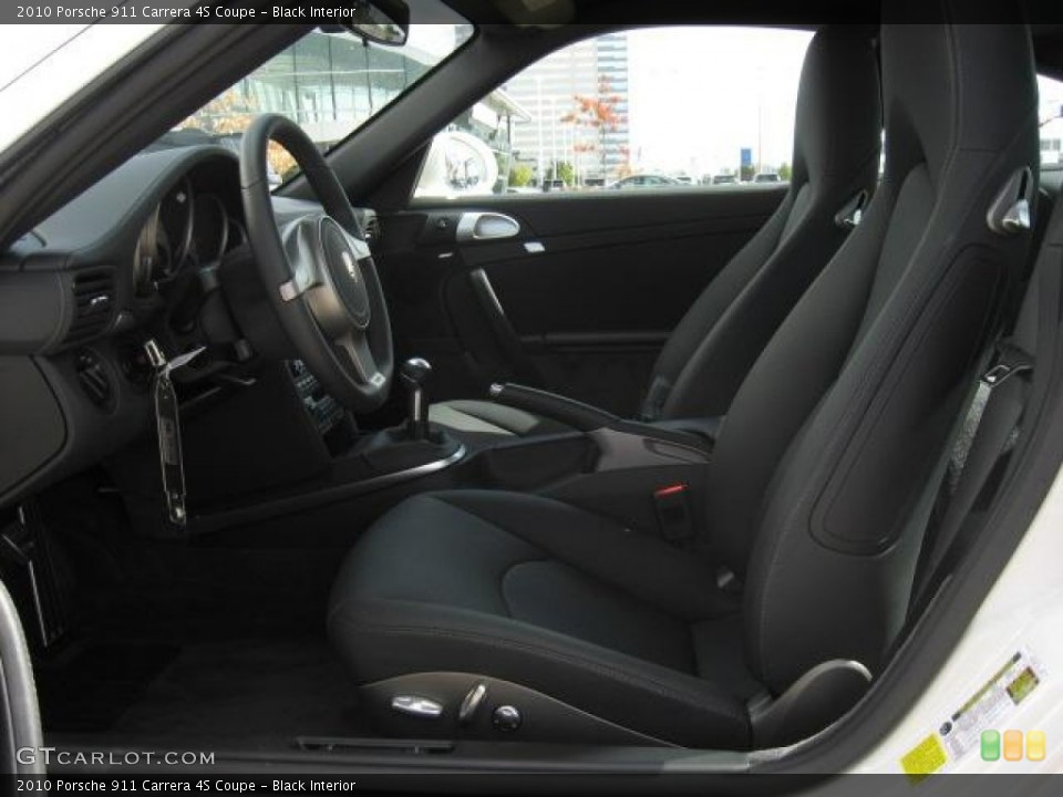 Black Interior Photo for the 2010 Porsche 911 Carrera 4S Coupe #53926438