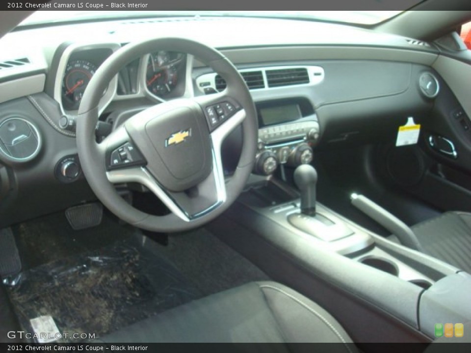 Black Interior Dashboard for the 2012 Chevrolet Camaro LS Coupe #53928148