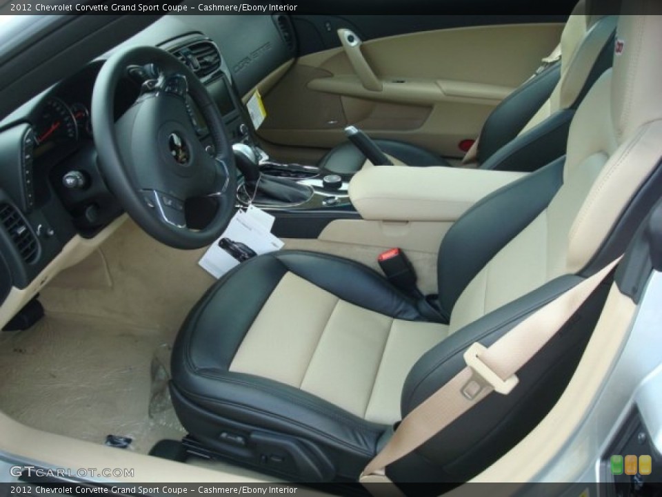 Cashmere/Ebony Interior Photo for the 2012 Chevrolet Corvette Grand Sport Coupe #53928284