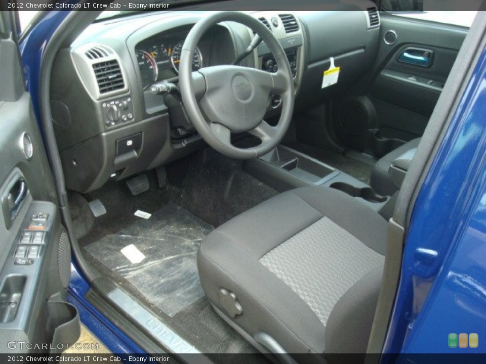 Ebony Interior Dashboard for the 2012 Chevrolet Colorado LT Crew Cab #53928328