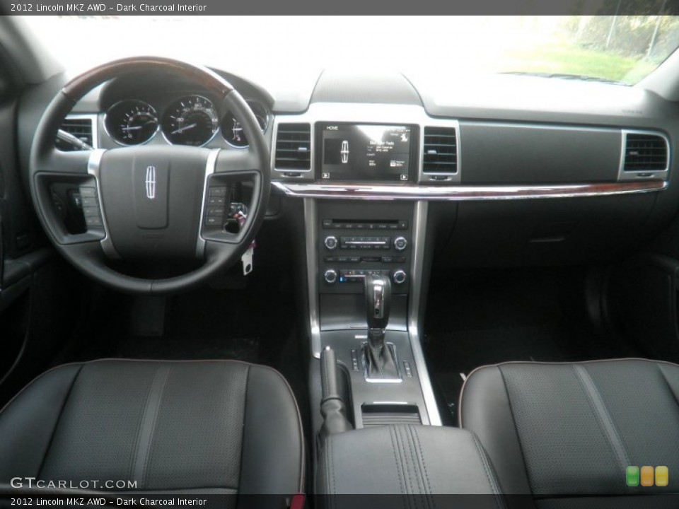 Dark Charcoal Interior Dashboard for the 2012 Lincoln MKZ AWD #53929759