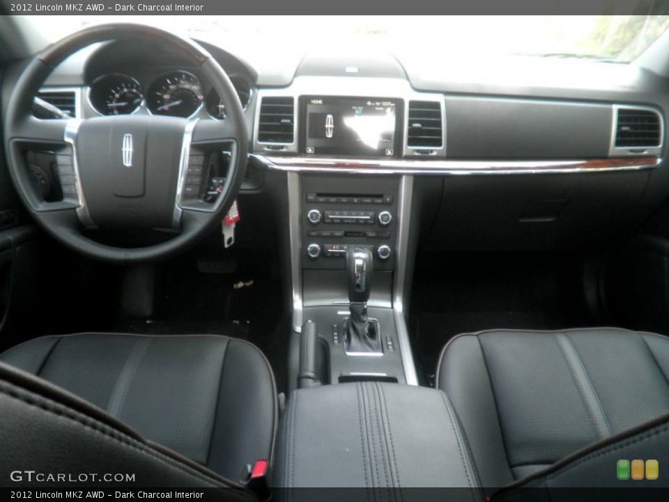 Dark Charcoal Interior Dashboard for the 2012 Lincoln MKZ AWD #53929913