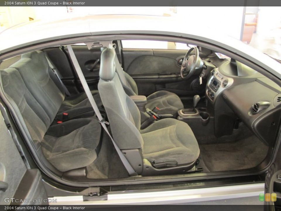 Black Interior Photo for the 2004 Saturn ION 3 Quad Coupe #53930530