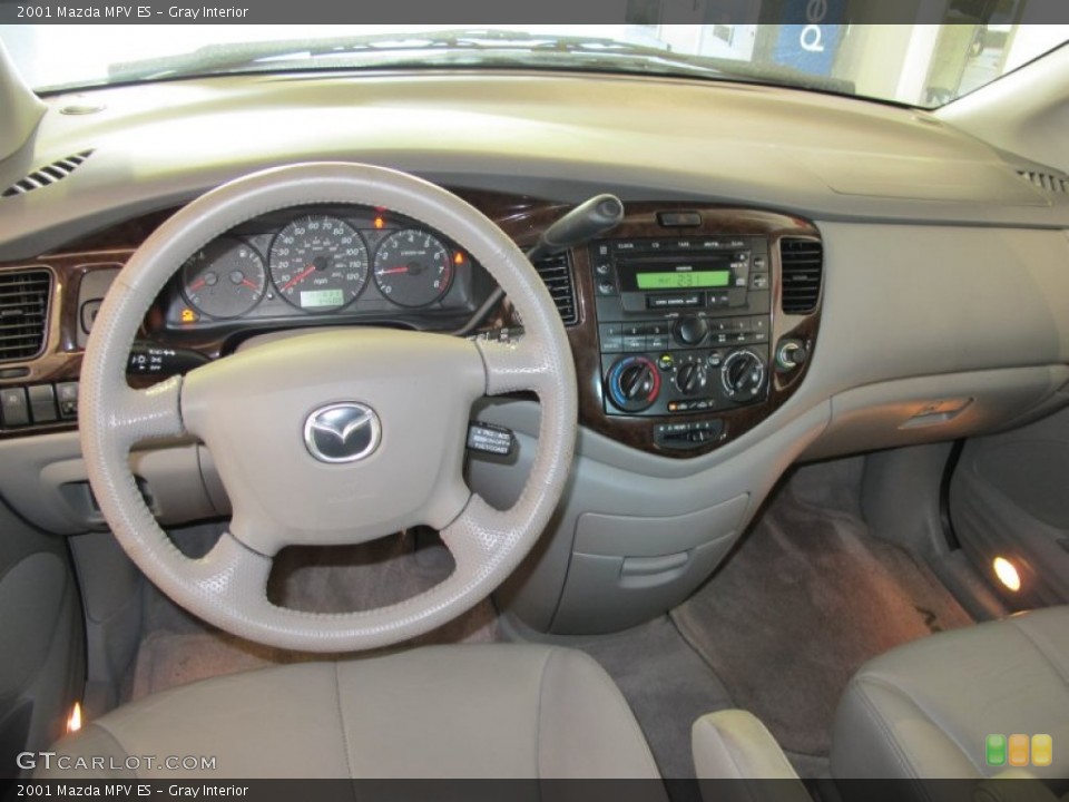 Gray Interior Dashboard for the 2001 Mazda MPV ES #53931361