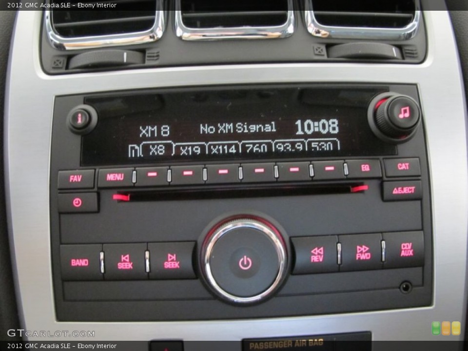 Ebony Interior Audio System for the 2012 GMC Acadia SLE #53931886