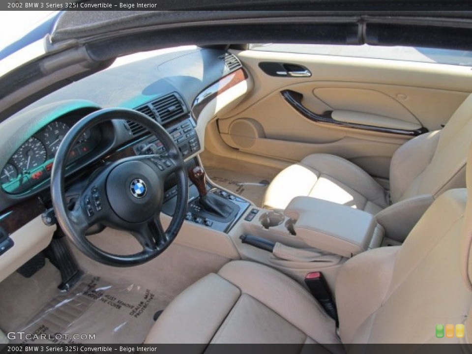 Beige Interior Photo for the 2002 BMW 3 Series 325i Convertible #53931920